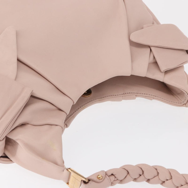 Salvatore Ferragamo Vala Leather Pink Bag