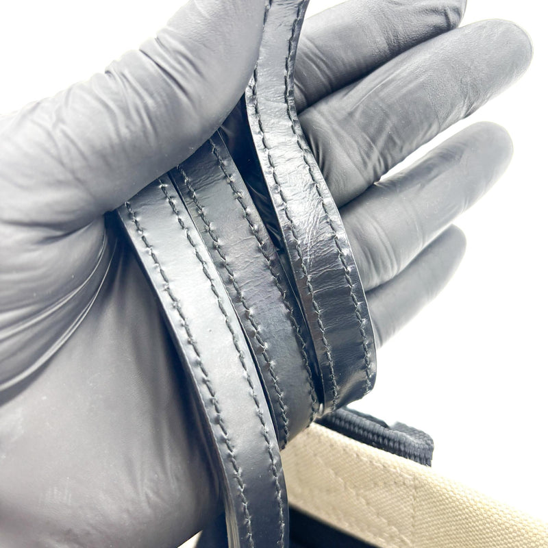 Balenciaga Hardware Canvas Black Bag