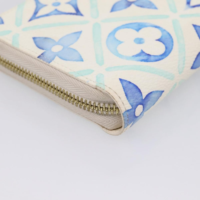 Louis Vuitton Zippy By The Pool Monogram Tile Canvas Blue Accessory