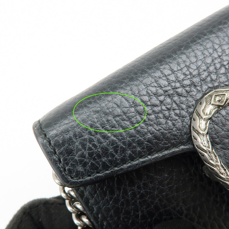Gucci Dionysus Leather Black Bag