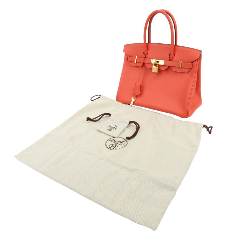 Hermes Birkin Pink Epsom With Gold Hardware Leather Bag