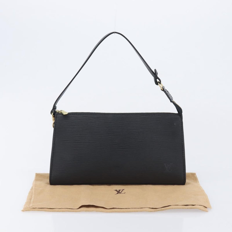 Louis Vuitton Pochette Accessoires Epi Leather Black Bag