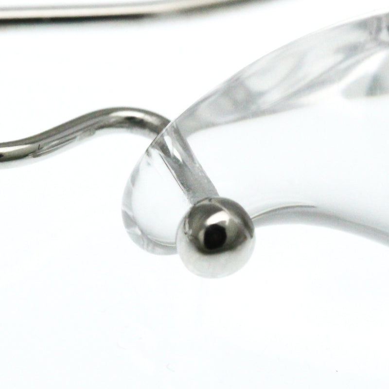 Tiffany & Co. Elsa Peretti Teardrop Platinum With Crystal Silver Bijoux