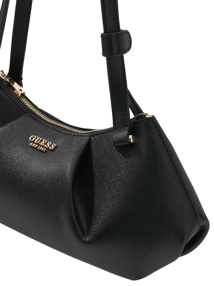 Guess Shoulder Bag — Black Polyurethane