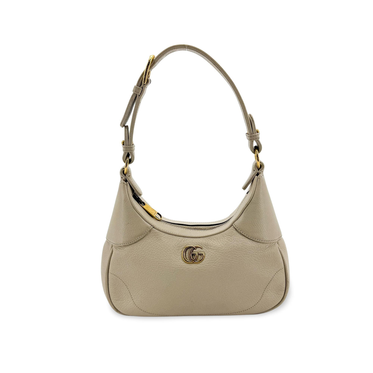 Gucci Aphrodite Leather Beige Bag