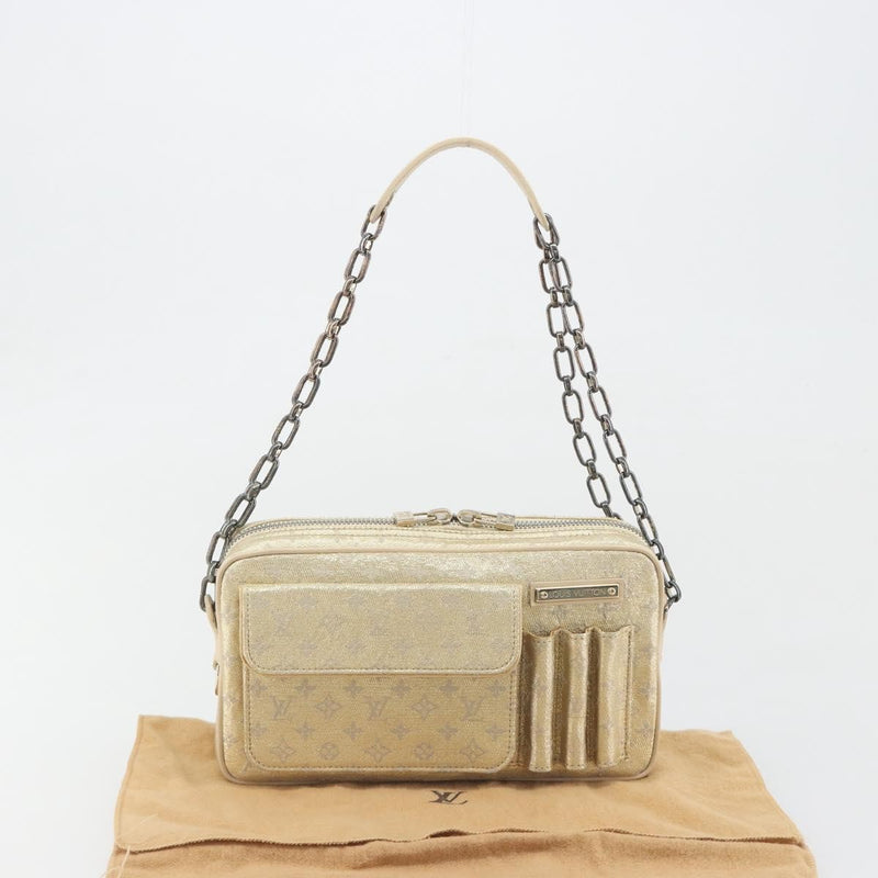 Louis Vuitton Mckenna Mini Lin Gold Canvas Bag