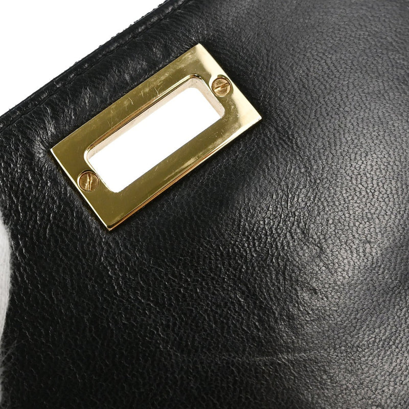Chanel Chocolate Bar Mademoiselle Lock Chain Quilted Velvet Black Bag