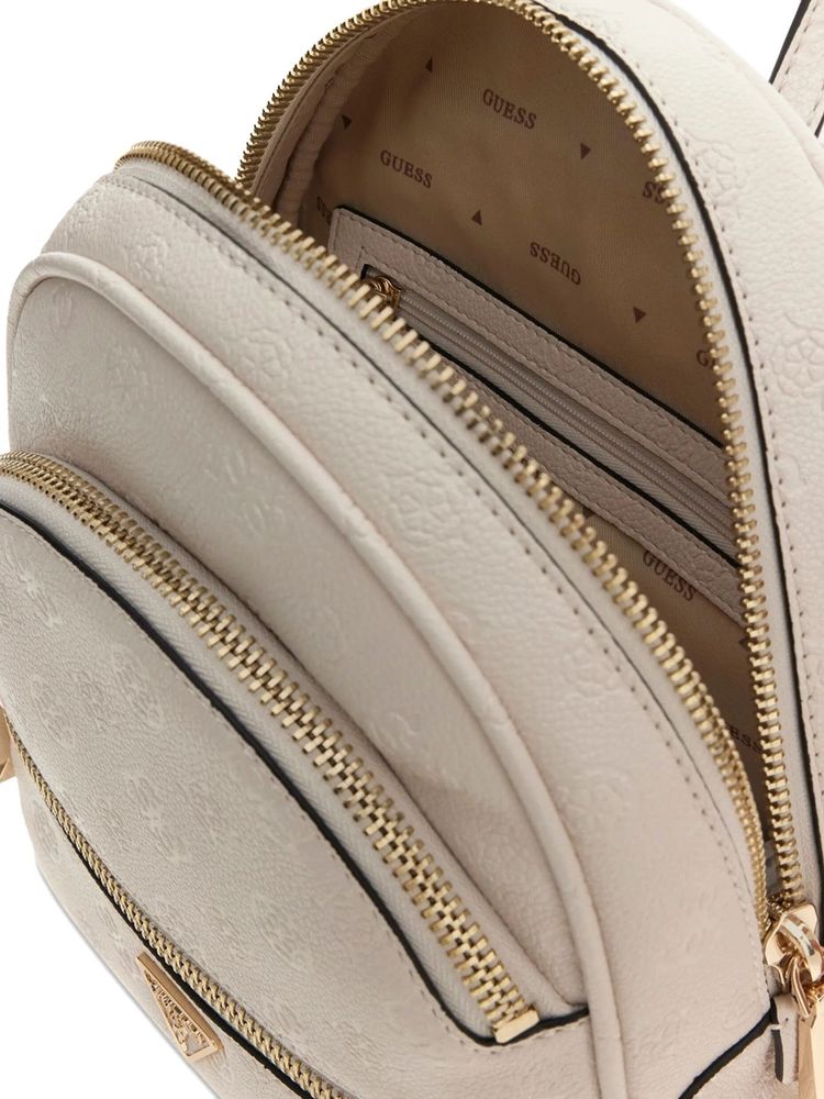 Guess Manhattan Ii Backpack — White Polyurethane