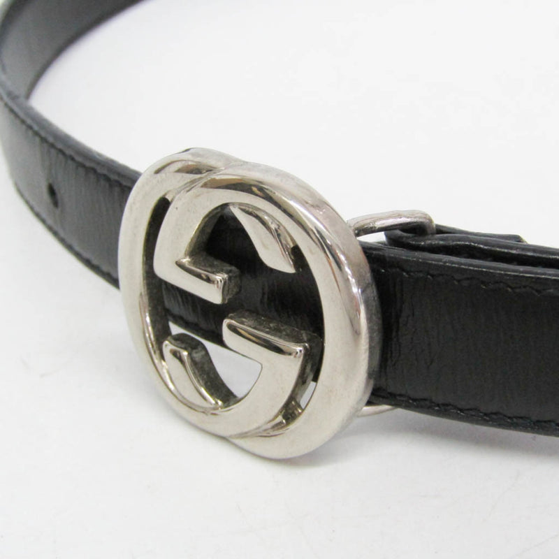 Gucci Interlocking G Belt (outlet) Leather Black