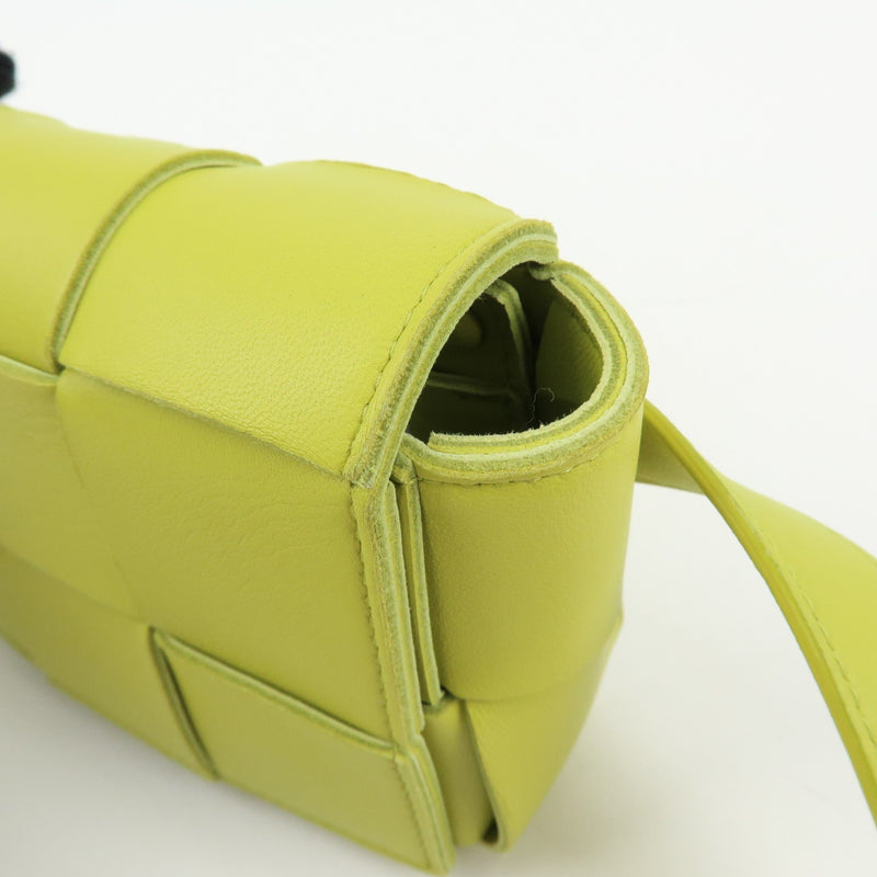 Bottega Veneta Cassette Belt Maxi Intrecciato Leather Green Bag
