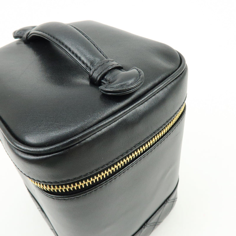 Chanel Vanity Leather Black Bag