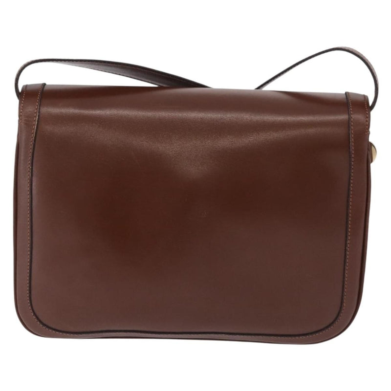 Celine Triomphe Leather Brown Bag