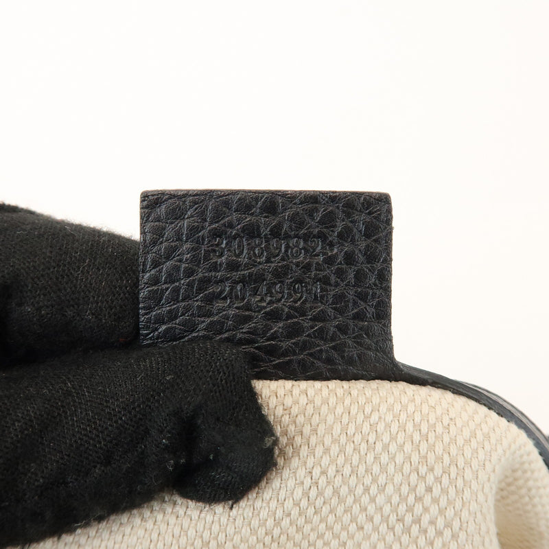 Gucci Soho Chain Strap Leather Black Bag