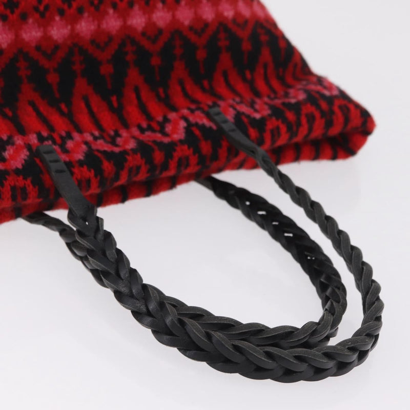 Fendi Vintage Wool Red Bag