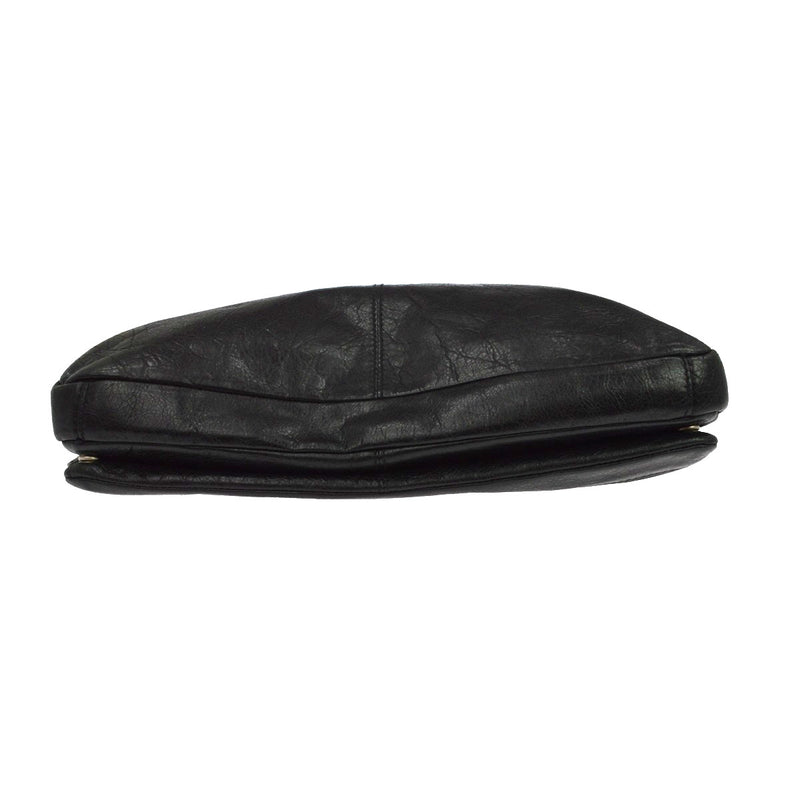 Balenciaga Mini Folder Leather Black Bag