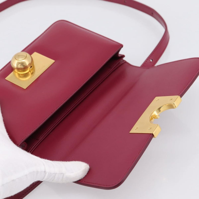 Bottega Veneta Bv Classic Smooth Calfskin Burgundy Leather Bag