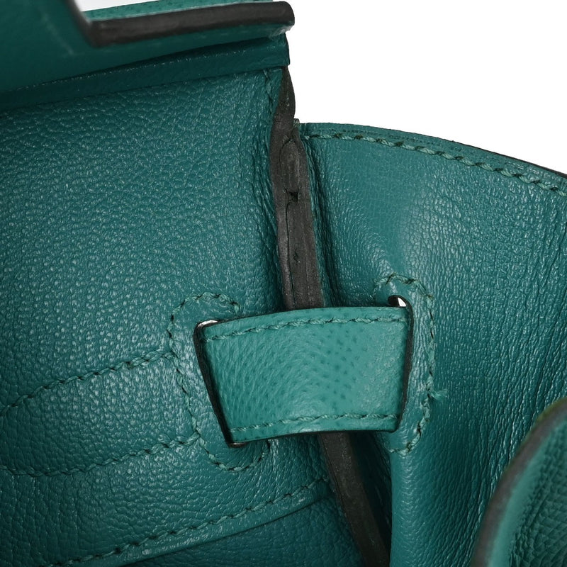 Hermes Birkin Green Epsom With Gold Hardware Leather Bag