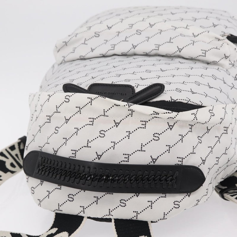 Stella Mccartney Falabella Go Monogram Canvas White Nylon Bag