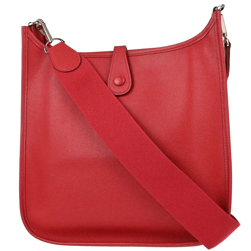 Hermes Evelyne Bag Gen I Epsom Red Leather