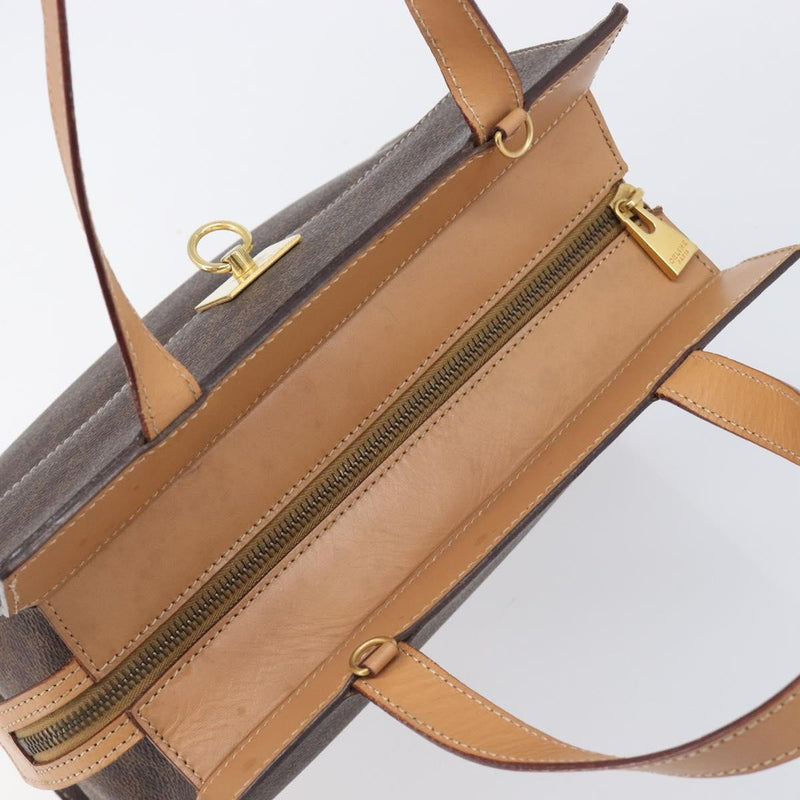 Celine Handbag Canvas Brown Bag