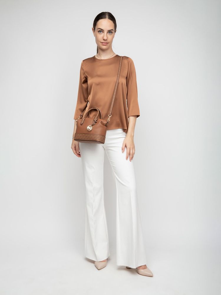 Michael Kors Hyde Satchel — Luggage Polyurethane