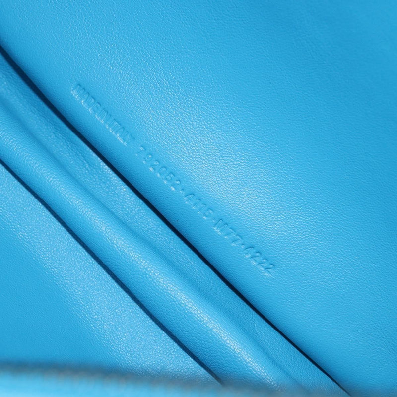 Balenciaga Leopolda Satin Blue Bag