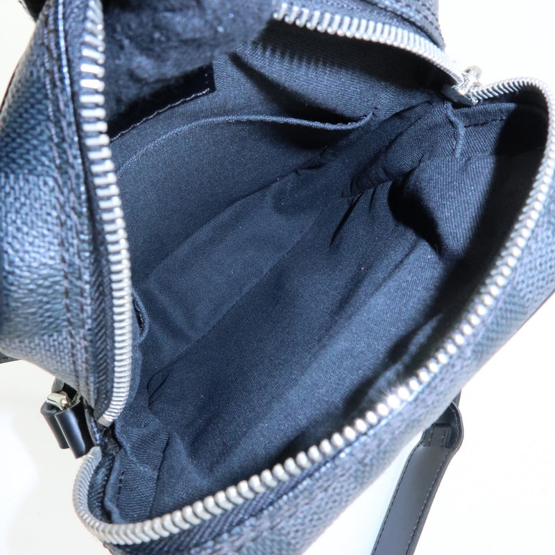 Louis Vuitton Rem Damier Graphite Black Canvas Bag