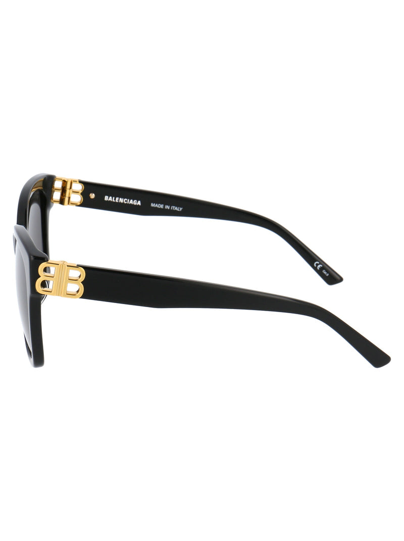 Balenciaga Bb0102sa Metal Frame Sunglasses — Black