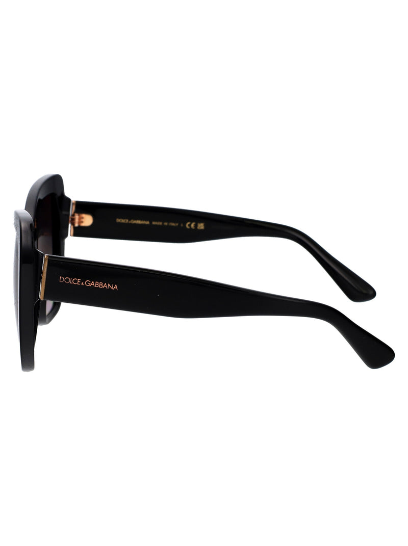 Dolce & Gabbana 0dg4348 Black Acetate Cat-Eye Sunglasses —