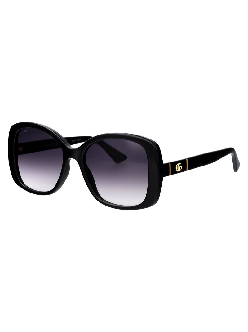 Gucci Gg0762s Gradient Tinted Injected Sunglasses — Black