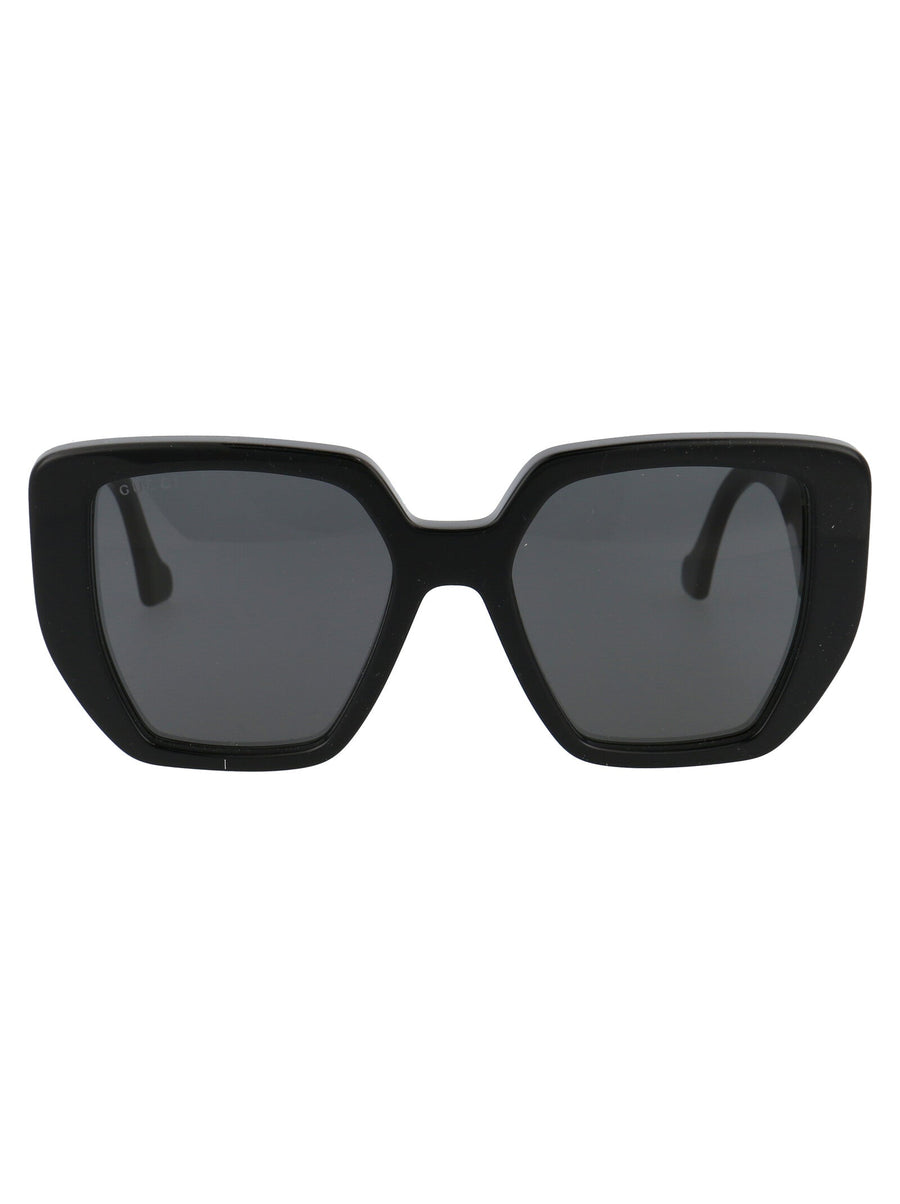 Gucci Gg0956s Acetate Square-Frame Sunglasses — Black