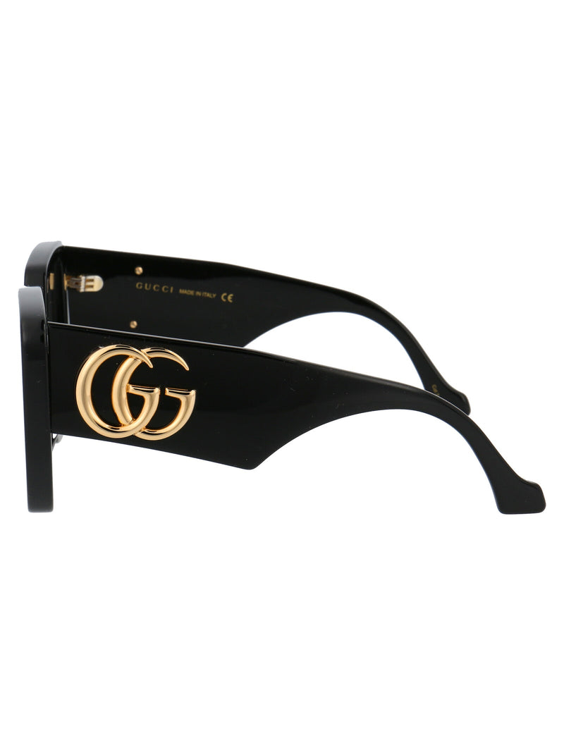Gucci Gg0956s Acetate Square-Frame Sunglasses — Black