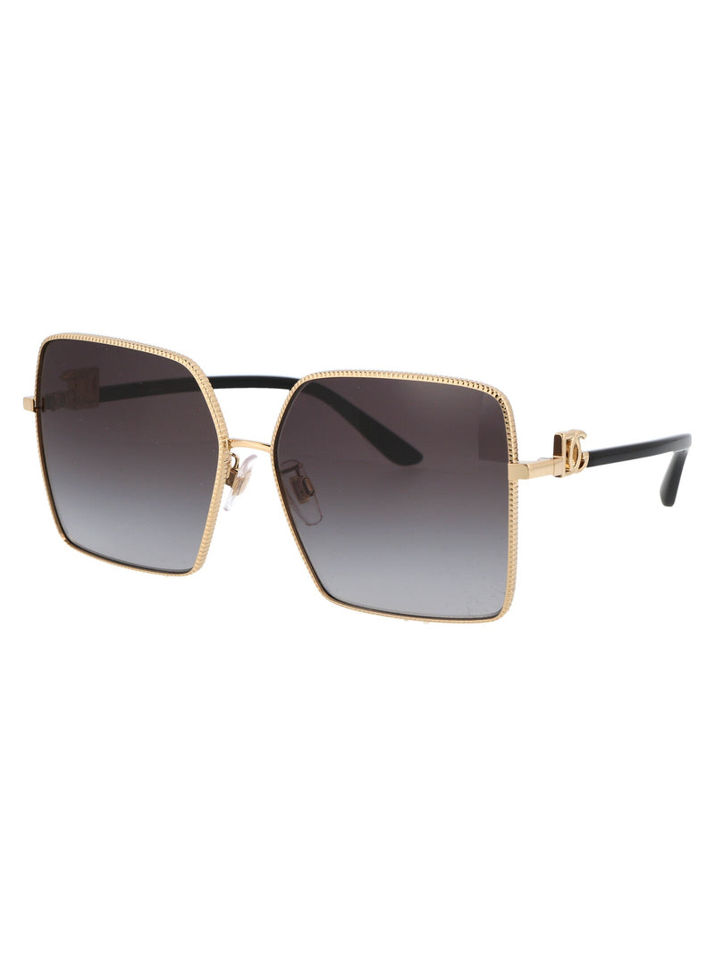 Dolce & Gabbana 0dg2279 Gold Metal Square Sunglasses —