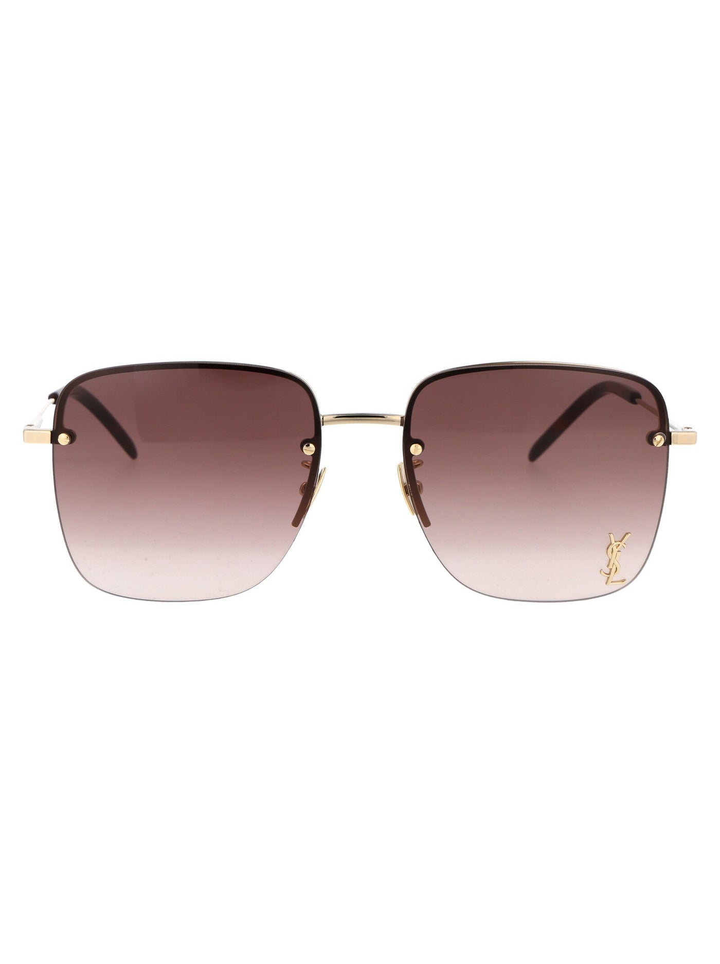 Saint Laurent Sl312 Sunglasses — Gold Metal