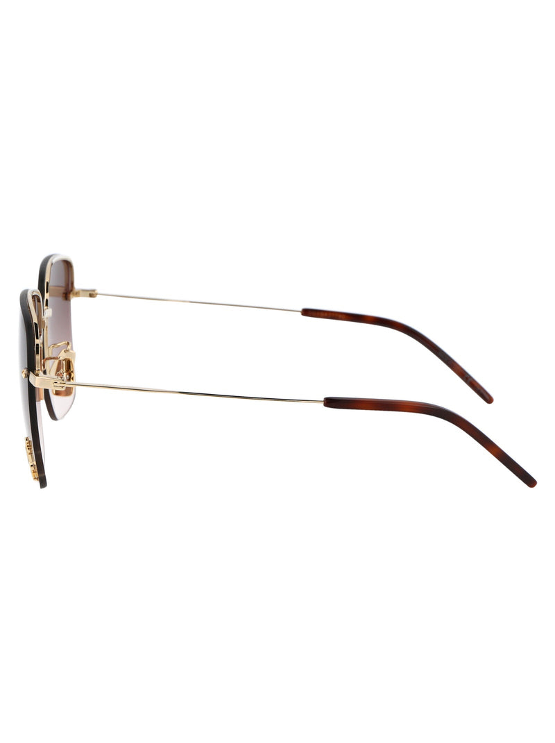 Saint Laurent Sl312 Sunglasses — Gold Metal