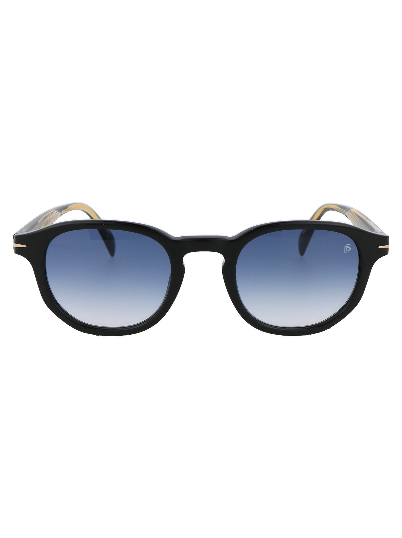 Eyewear By David Beckham Black Acetate Sunglasses —