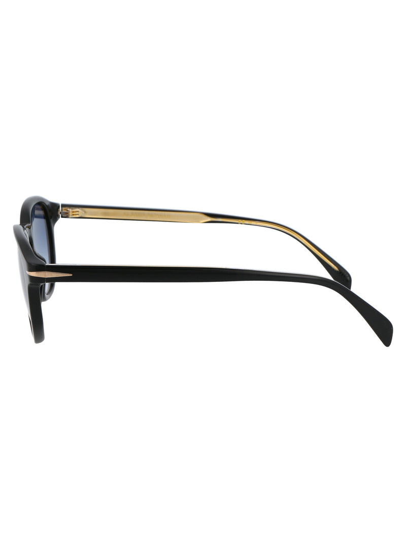 Eyewear By David Beckham Black Acetate Sunglasses —