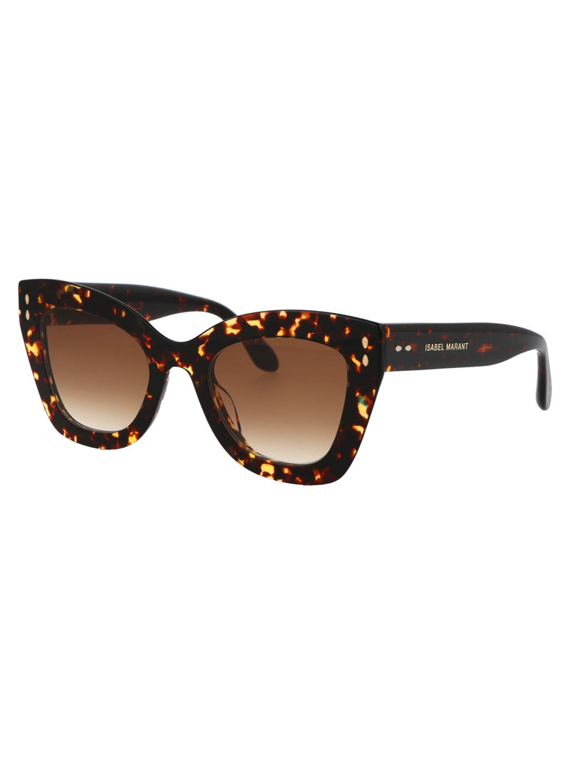 Isabel Marant Havana Acetate Cat-Eye Sunglasses — Brown