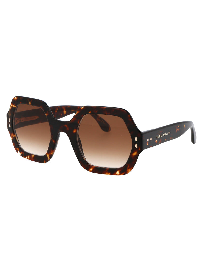 Isabel Marant Havana Acetate Sunglasses —