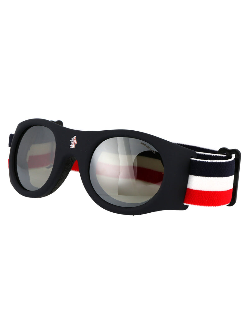 Moncler Ml0051 Acetate Ski Sunglasses — Black