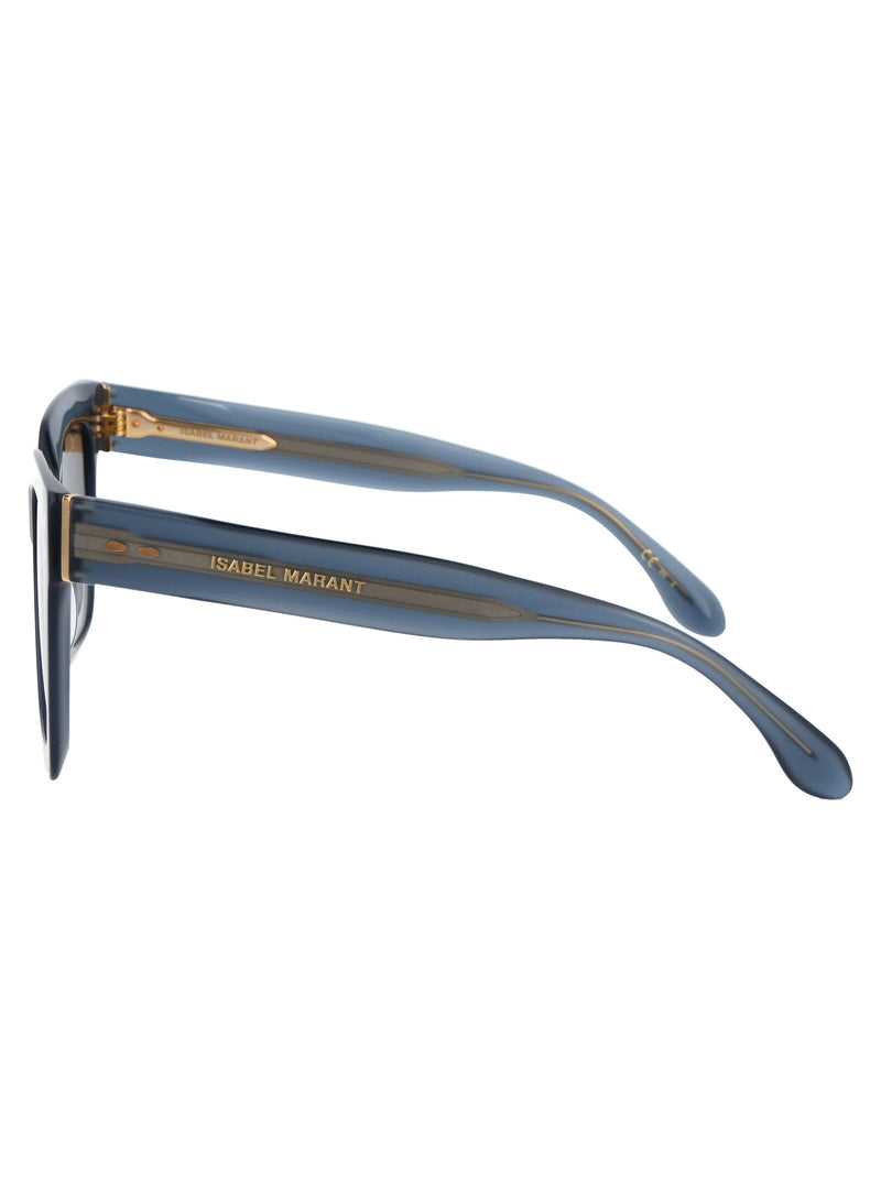 Isabel Marant Acetate Square Sunglasses — Blue
