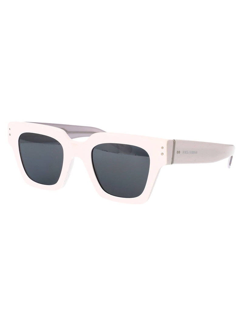 Dolce & Gabbana 0dg4413 Bold White Acetate Sunglasses —