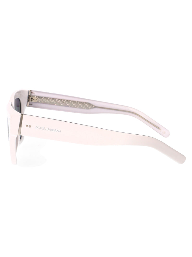 Dolce & Gabbana 0dg4413 Bold White Acetate Sunglasses —
