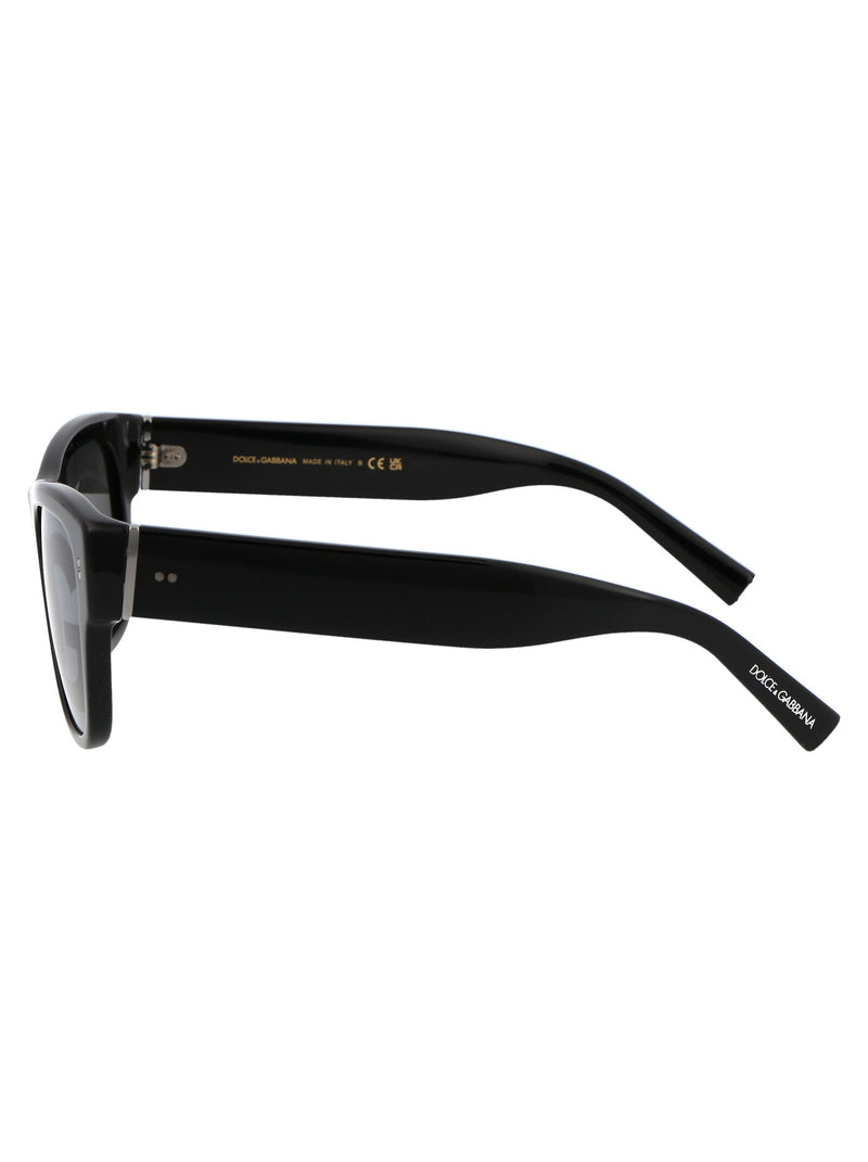Dolce & Gabbana 0dg4338 Tinted Acetate Sunglasses — Black