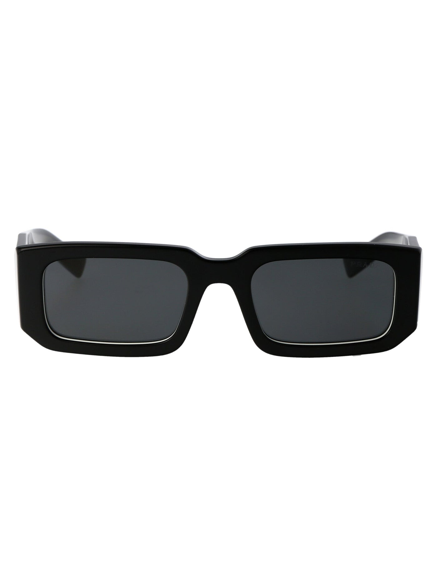 Prada 0pr Black And White Acetate Sunglasses —