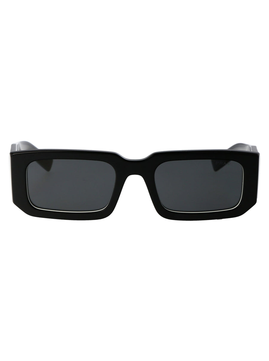 Prada 0pr Black And White Acetate Sunglasses —