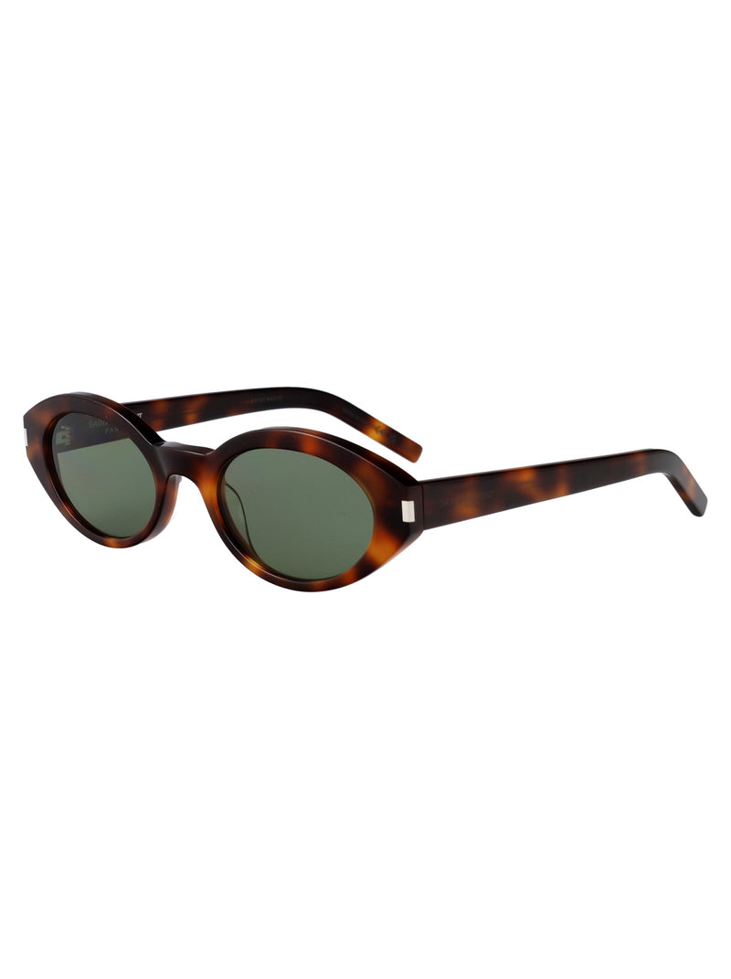Saint Laurent Sl567 Sunglasses — Brown Acetate