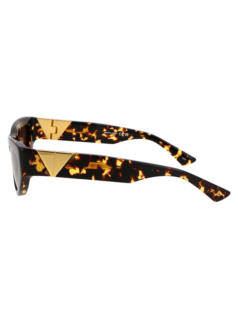 Bottega Veneta Bv1176s Tortoiseshell Acetate Sunglasses — Brown