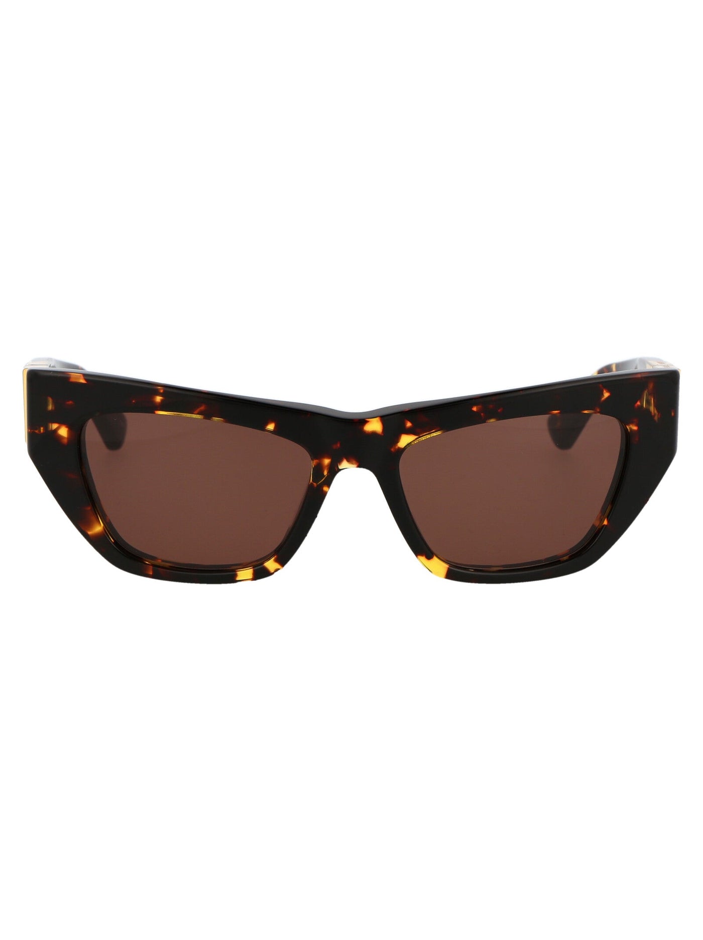Bottega Veneta Bv1177s Tortoiseshell Acetate Sunglasses — Brown