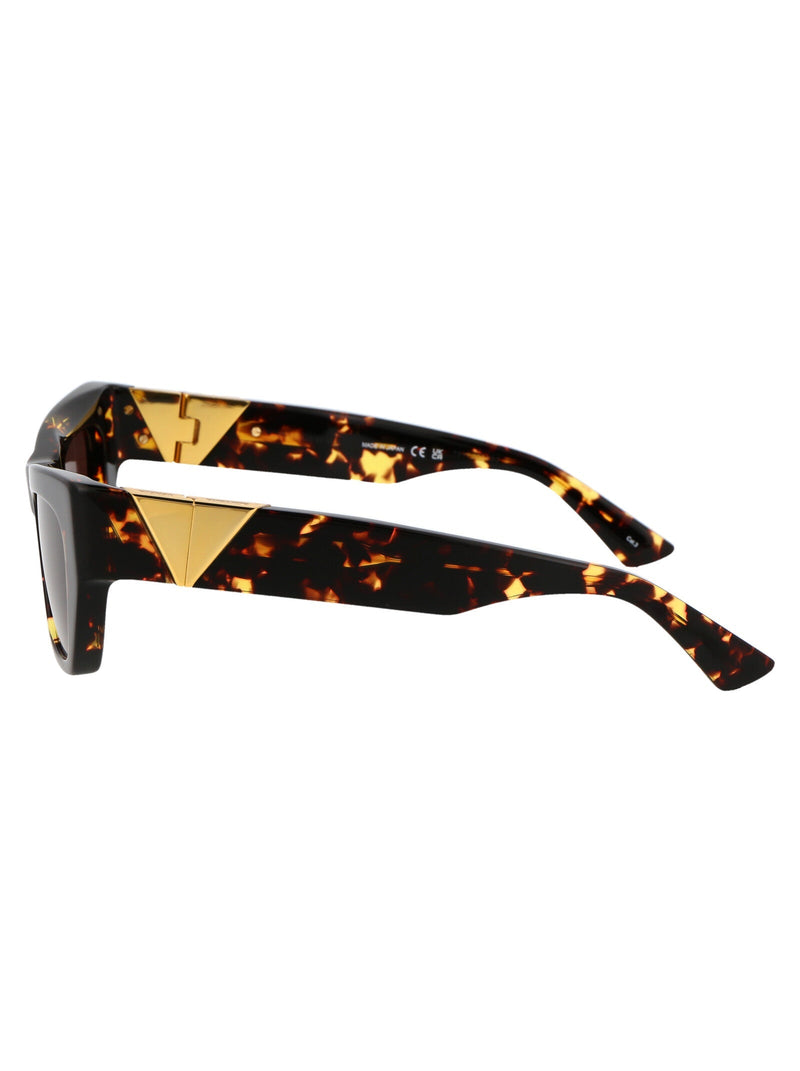 Bottega Veneta Bv1177s Tortoiseshell Acetate Sunglasses — Brown